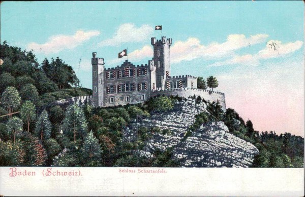 Baden - Schloss Schartenfels Vorderseite