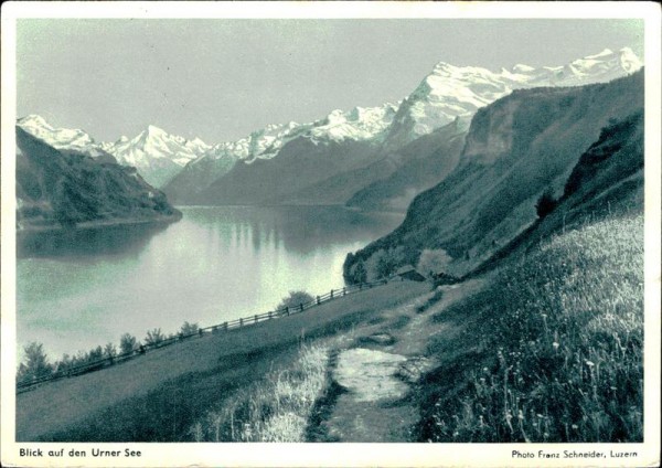Blick auf den Urner See. Vorderseite