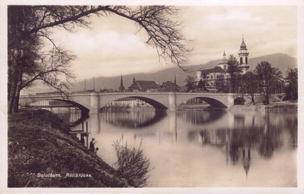 Solothurn. Rötibrücke. 1927