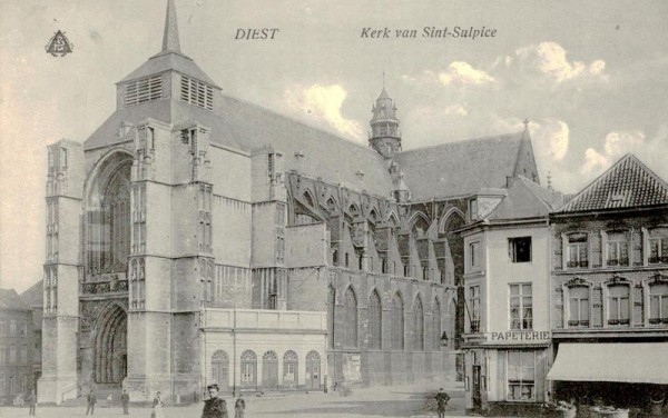 Diest, Kerk van Sint-Sulpice Vorderseite