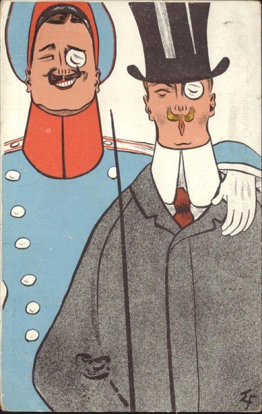 Karikatur Vorderseite