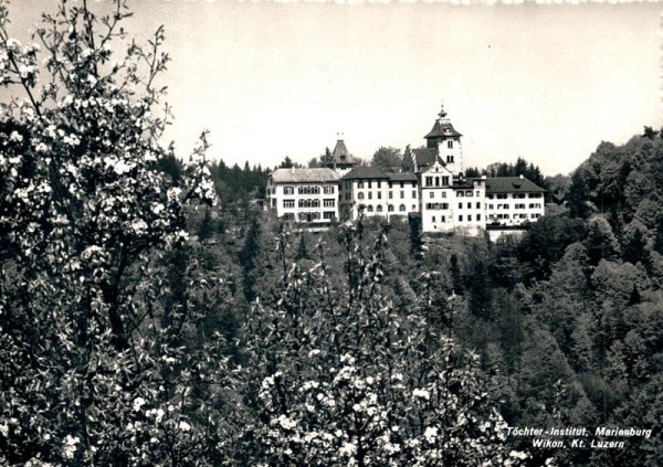 Marienburg Wikon, Töchter-Institut Vorderseite