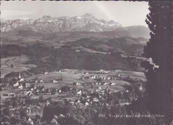Teufen mit Säntis Vorderseite