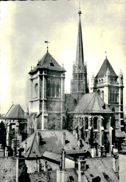Genève, La Cathedrale de St. Pierre Vorderseite