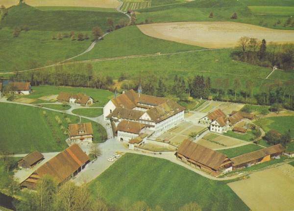 Kloster Frauenthal Cham, Hagendorfn ZG - Flugaufnahmen Vorderseite