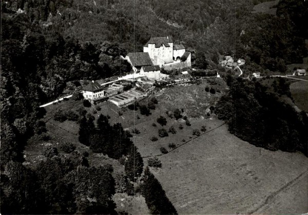 Lostorf Schloss SO - Flugaufnahmen Vorderseite