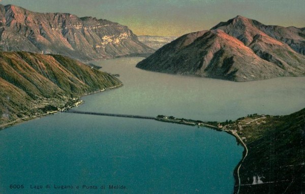Lago di Lugano e Punta di Melide Vorderseite