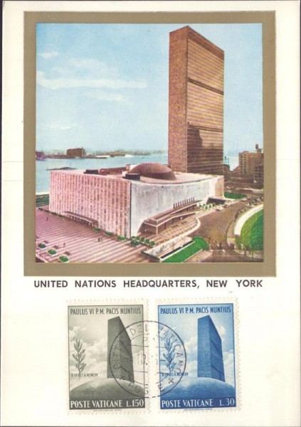 New York, United Nations Headquarters Vorderseite