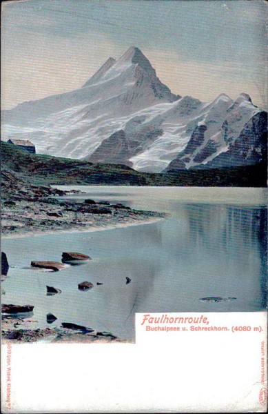 Faulhornroute, Buchalpsee und Schreckhorn Vorderseite