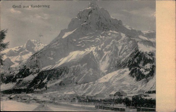 Guss aus Kandersteg Vorderseite