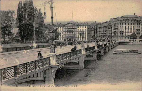 Genève - Le Pont du Mont-Blanc Vorderseite