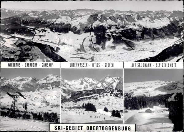 Ski-Gebiet - Obertoggenburg Vorderseite