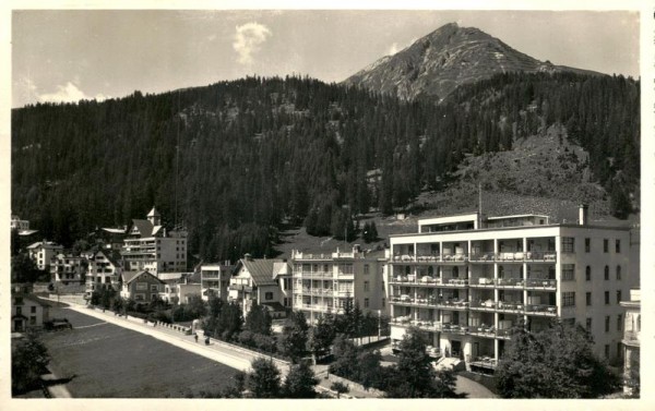 Davos-Platz Sanatorium Sanitas Vorderseite
