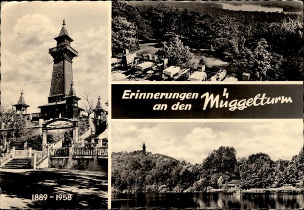 Berlin-Köpenick, Erinnerung an den Müggelturm Vorderseite