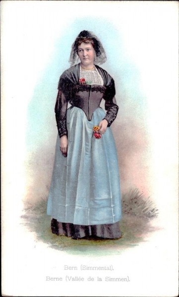 Bern, Simmental, Tracht Vorderseite