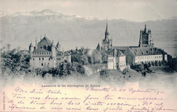 Lausanne et les montagnes de Savoie Vorderseite