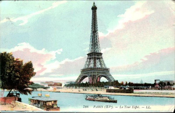 Paris/La Tour Eiffel. Vorderseite