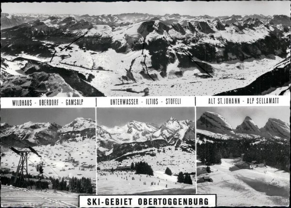 Ski-Gebiet Obertoggenburg Vorderseite