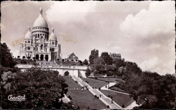 Paris - La Basilique du Sacré-Coeur de Montmartre et ses Jardins