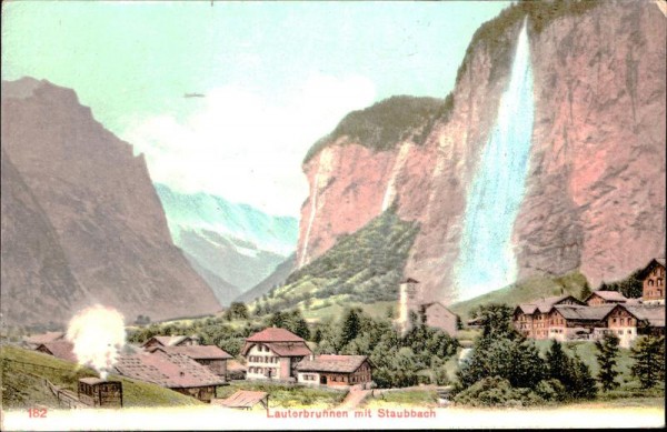Lauterbrunnen mit Staubbach Vorderseite