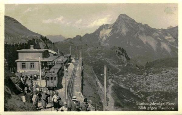 Station Schynige Platte Vorderseite