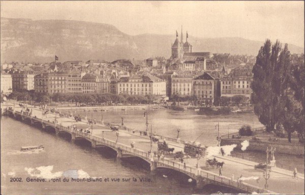 Genève, Pont du Mont-Blanc