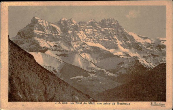 Mont Blanc (4810 m) Vorderseite