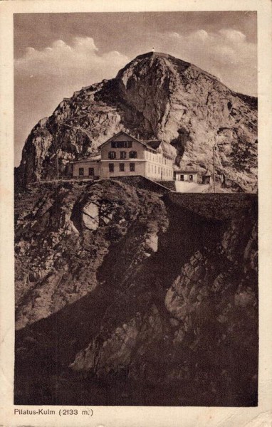 Pilatus-Kulm, 1930 Vorderseite