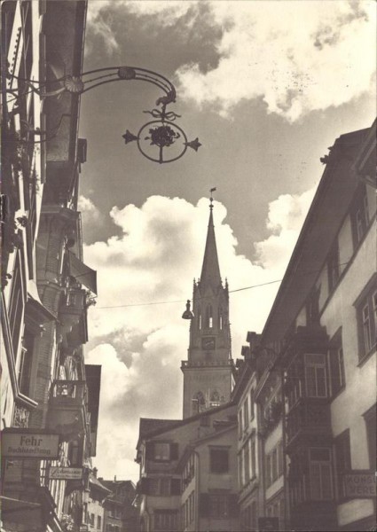 Schmiedgasse, St. Gallen Vorderseite
