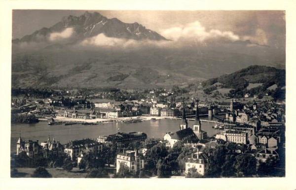 Luzern mit Pilatus Vorderseite