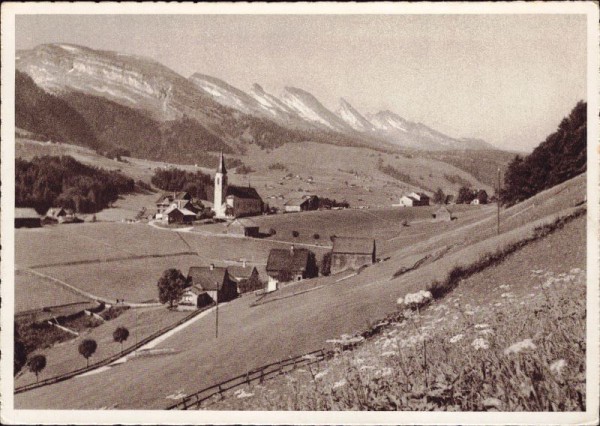 Wildhaus mit Churfirsten (Togg.)