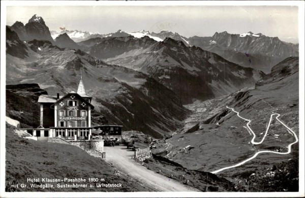 Klausenpass Vorderseite