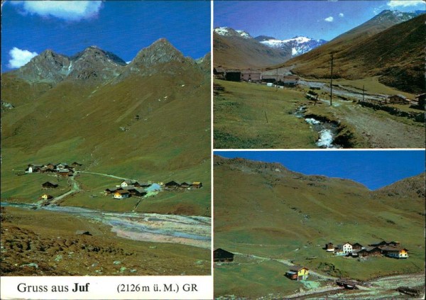 Gruss aus Juf Vorderseite
