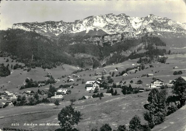 Amden mit Mattstock Vorderseite