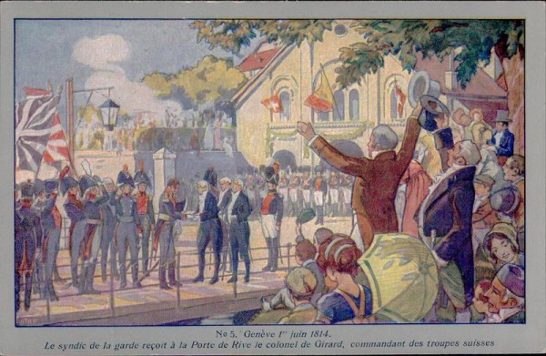 Genève, 1. juin 1814, Nr. 5 Vorderseite