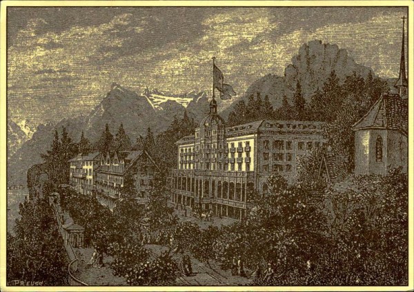 Hotel Kulm und Sonnenberg (Seelisberg) Vorderseite
