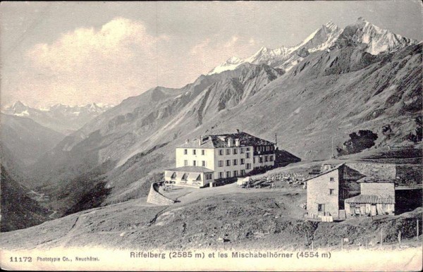 Riffelberg et les Mischabelhörner Vorderseite