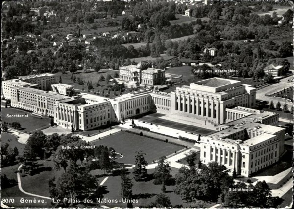 Büro der Vereinten Nationen in Genf Vorderseite