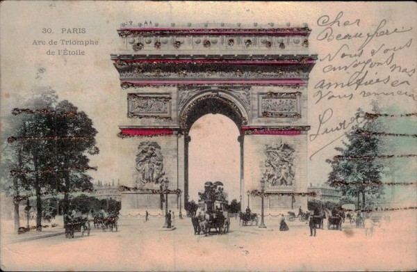 Paris, Arc de Triomphe Vorderseite