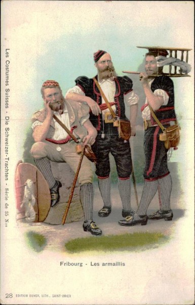 Fribourg, Les armaillis Vorderseite