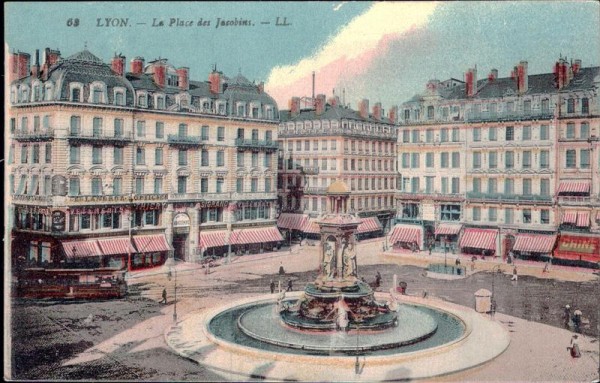 Lyon - La Place des Jacobins Vorderseite