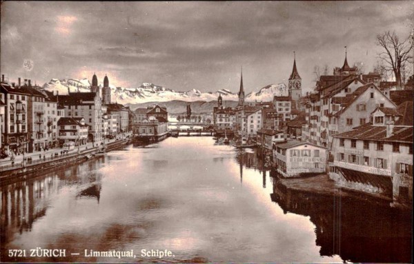 Zürich - Limmatquai, Schipfe Vorderseite