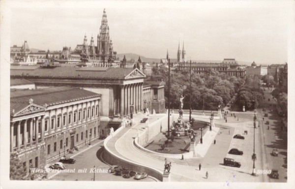 Wien, Parlament mit Rathaus