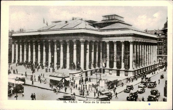 Paris - Place de la Bourse Vorderseite
