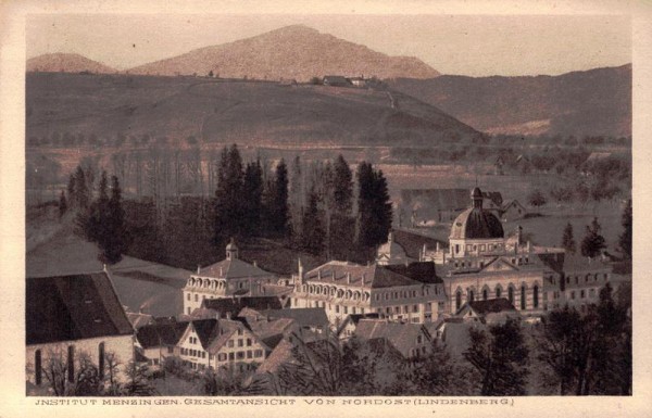 Jnstitut Menzin Gen. Gesamtansicht von Nordost (Lndenberg) Vorderseite