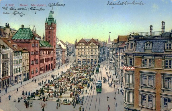 Basel, Marktplatz Vorderseite