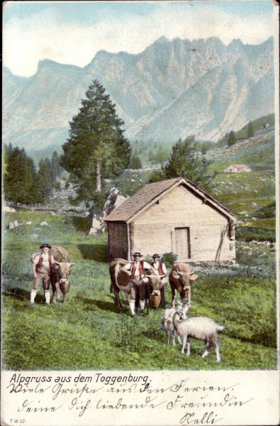 Alpgruss aus dem Toggenburg