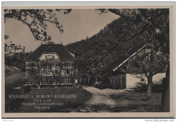 Läufelfingen - Soolbad u. Kurort Ramsach (742 m) Fam. Jenny