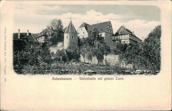 Kloster Bebenhausen Vorderseite