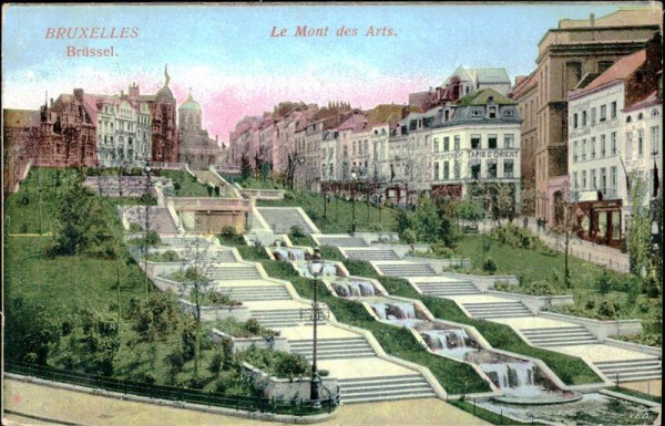 Bruxelles, Le Mont des Arts Vorderseite